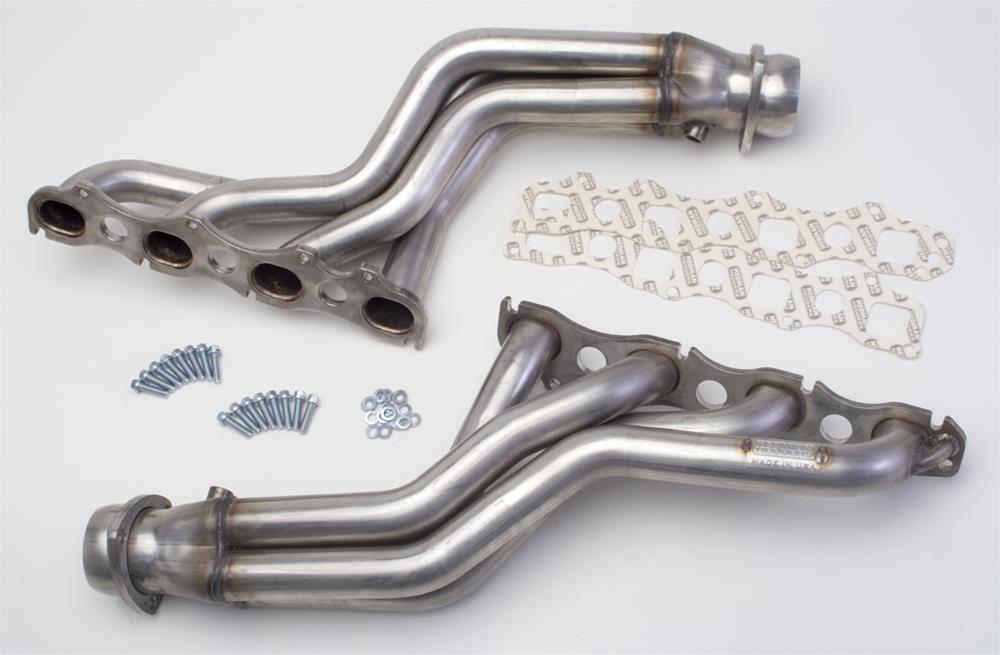 Hedman 304 Stainless Steel Headers 72630 Headers, Long Tube, Steel, Natural, Dodge, 5.7L Hemi, Pair thumbnail 4