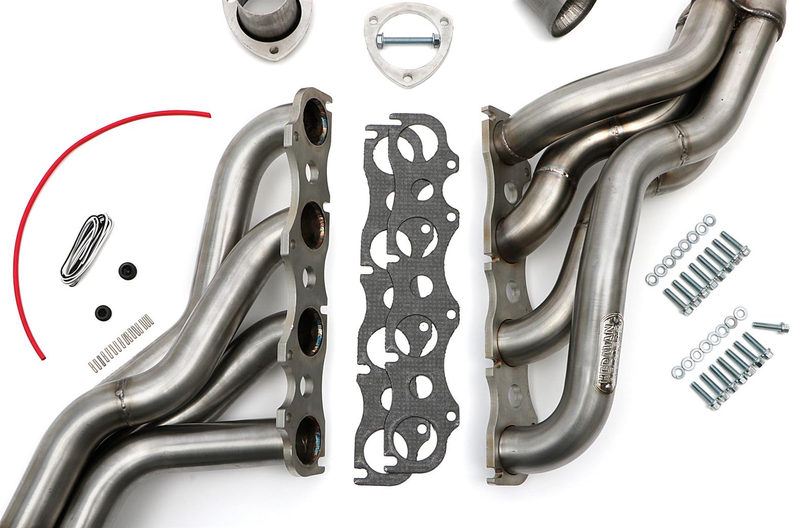 Hedman 304 Stainless Steel Headers 72640 Headers, Long Tube, Steel, Natural, Chrysler, Dodge, Pair thumbnail 5