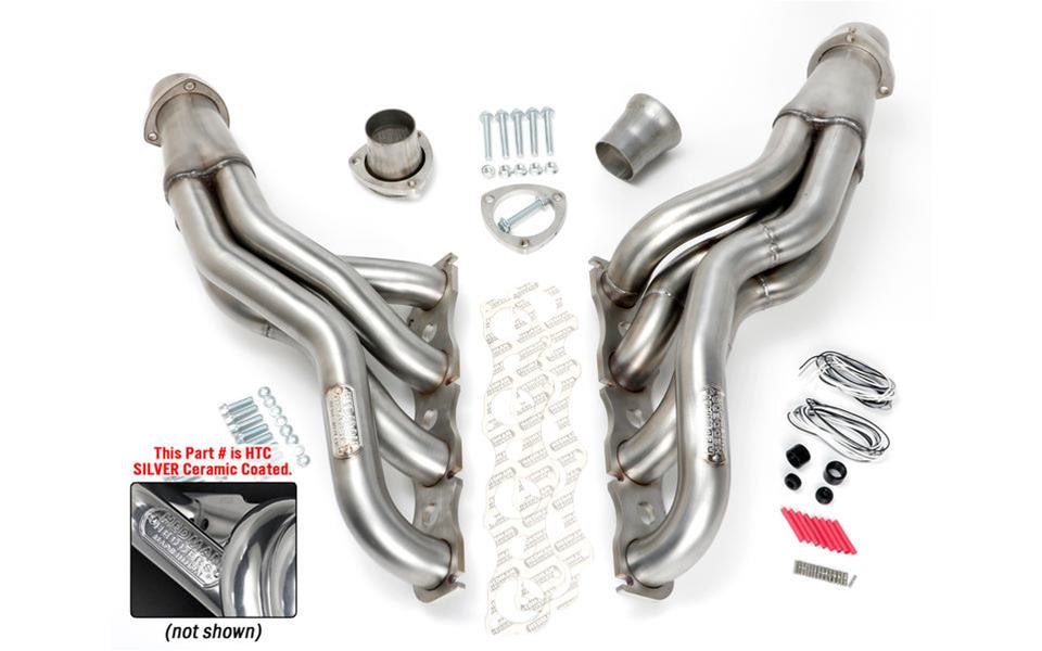 Hedman 304 Stainless Steel Headers 72646 Headers, Long Tube, Steel, Silver Ceramic Coated, Dodge, 5.7L, 6.1L 6.2L, 6.4L, Pair thumbnail 4