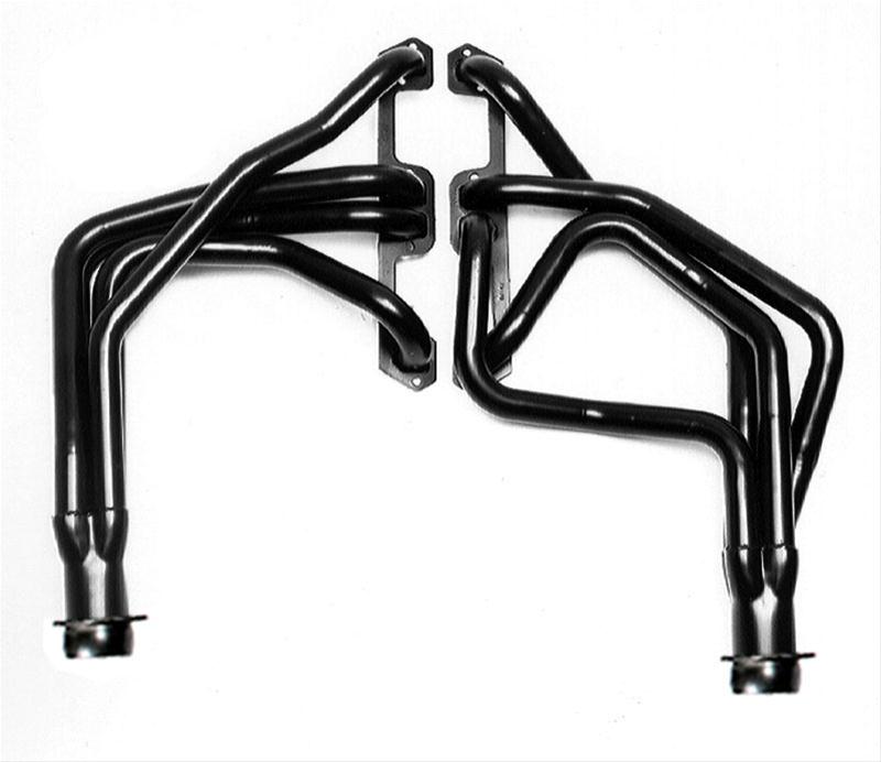 Hedman Elite Extreme-Duty Headers 73178 Headers, Extreme-Duty, Long Tube, Steel, Black Ceramic Coated, Dodge, Plymouth, 318, 360, Pair thumbnail 3