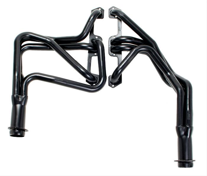 Hedman Street Headers 78053 Headers, Street, Long Tube, Steel, Black Ceramic Coated, Dodge, Plymouth, Pair thumbnail 3