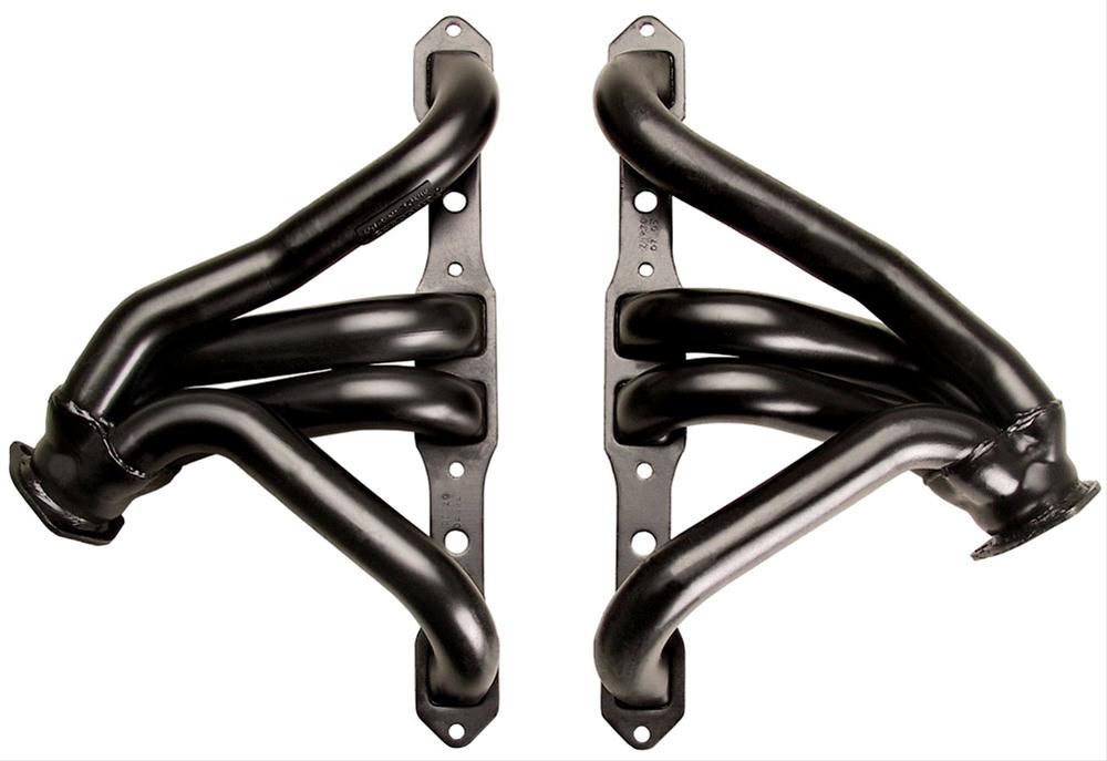 Hedman Street Headers 78073 Headers, Street, Mid-Length, Steel, Black Ceramic Coated, Dodge, Plymouth, Pair thumbnail 3