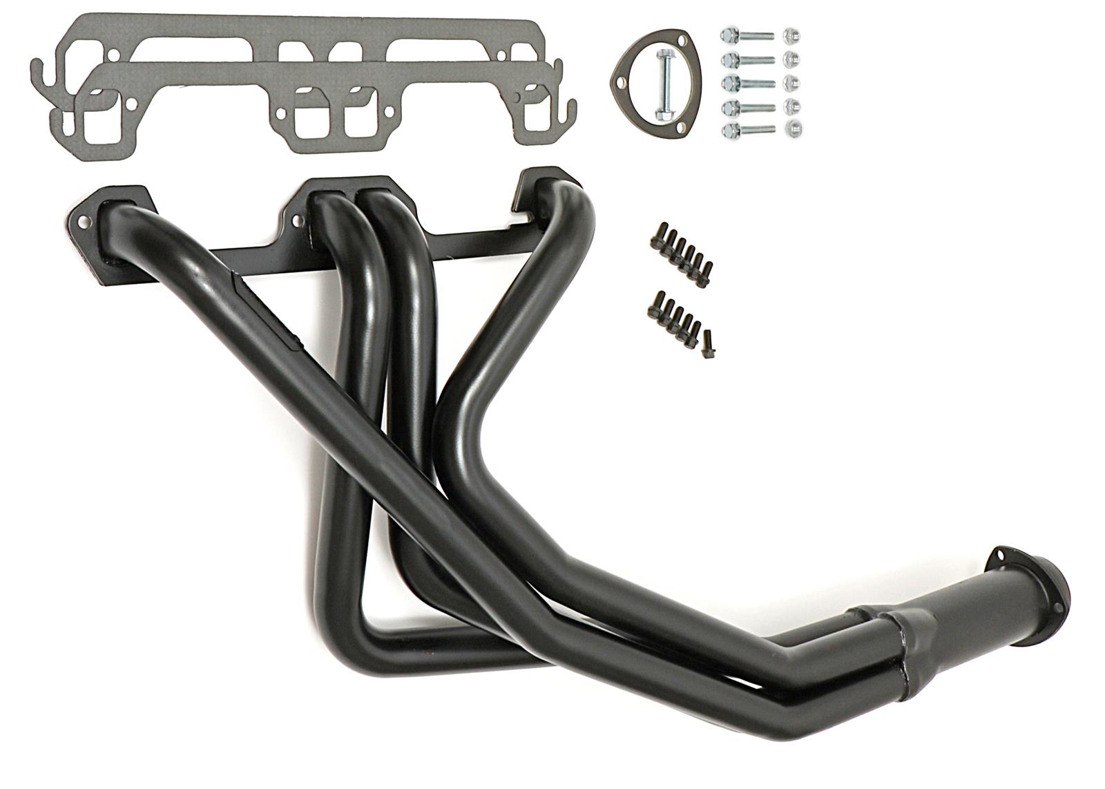 Hedman Street Headers for 1968-1971 D100 PICKUP, D200 PICKUP - 79010 Headers, Street, Long Tube, Steel, Temporary Paint, Dodge, 318, 360, Pair thumbnail 3