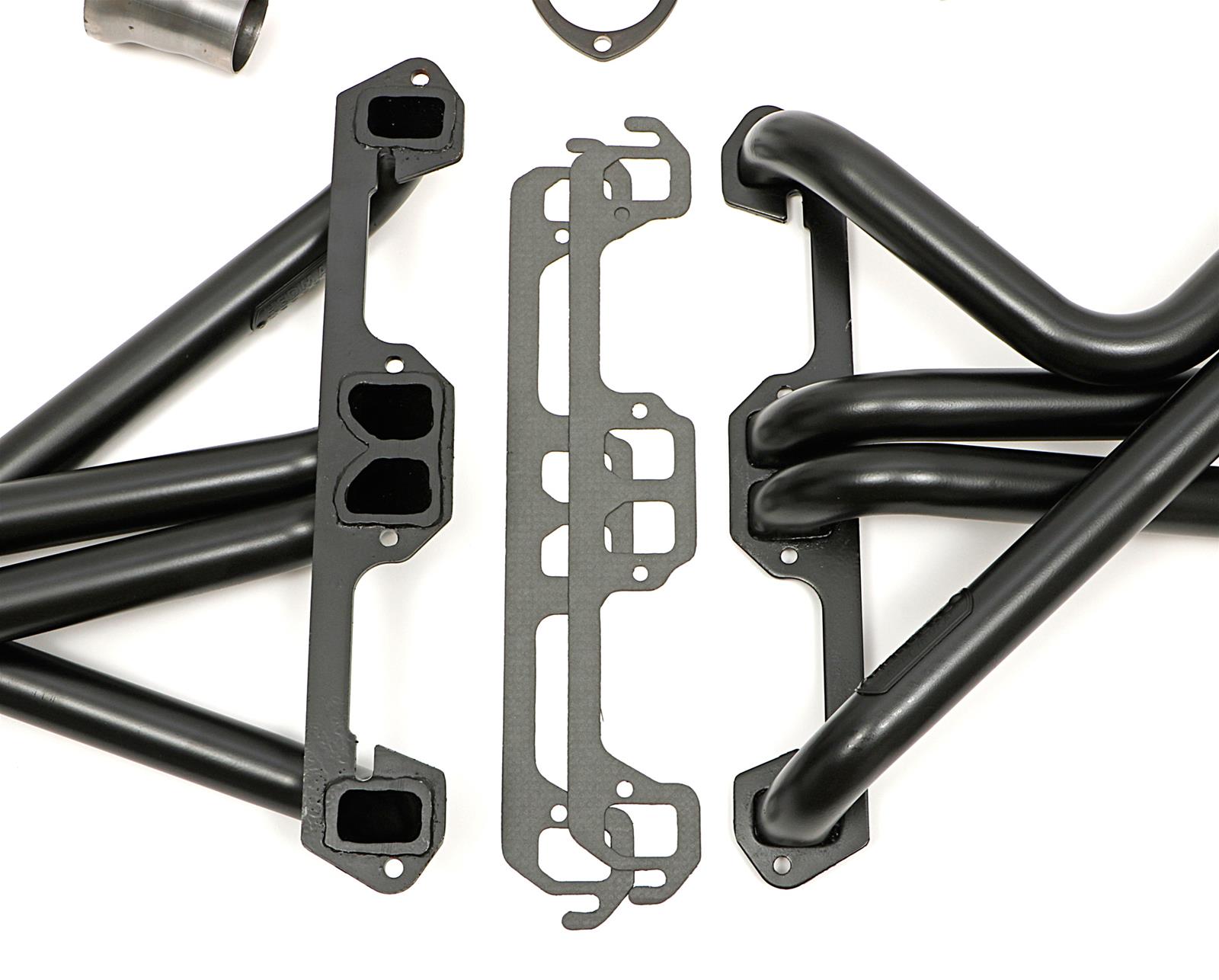 Hedman Street Headers 79013 Headers, Street, Long Tube, Steel, Black Ceramic Coated, Dodge, Pair