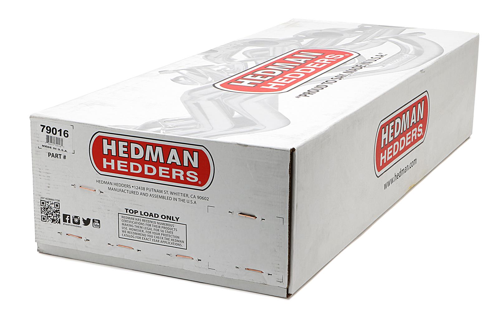 Hedman Street Headers 79016 Headers, Street, Long Tube, Steel, Silver Ceramic Coated, Dodge, 318, 360, Pair thumbnail 5