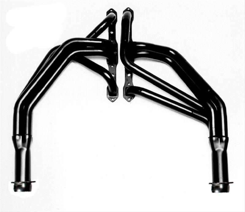 Hedman Street Headers 79223 Headers, Street, Long Tube, Steel, Black Ceramic Coated, Dodge, 400, 440, Pair thumbnail 3