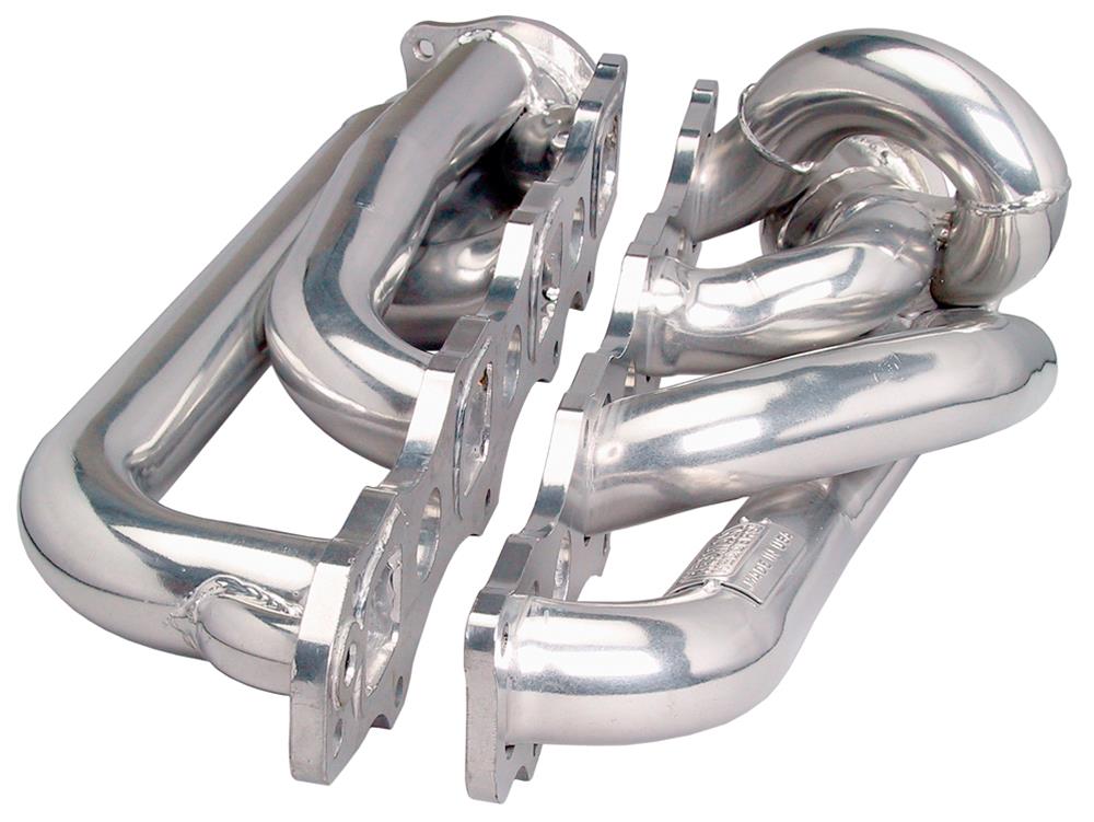 Hedman Street Headers 79586 Headers, Street, Shorty, Steel, Silver Ceramic Coated, Dodge, 5.7L Hemi, Pair thumbnail 2