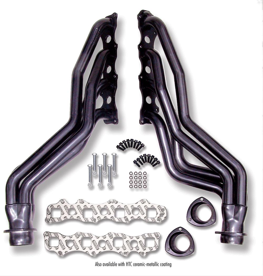 Hedman Street Headers 79593 Headers, Street, Long Tube, Steel, Black Ceramic Coated, Dodge, Pair thumbnail 3