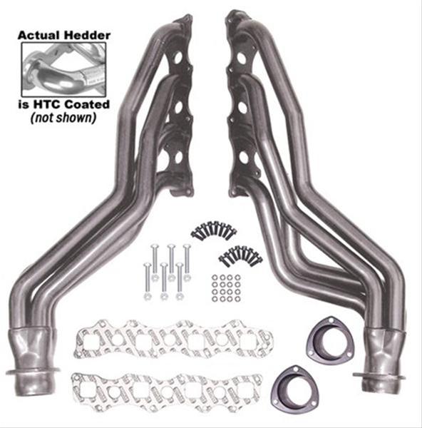 Hedman Street Headers 79596 Headers, Street, Long Tube, Steel, Silver Ceramic Coated, Dodge, 5.7L Hemi, Pair thumbnail 3