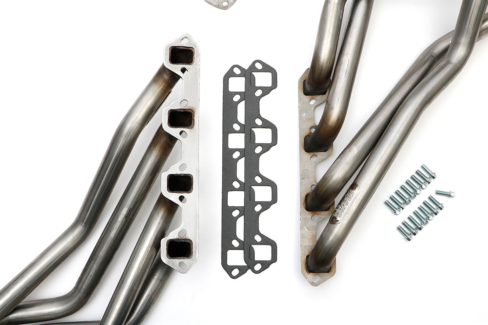 Hedman 304 Stainless Steel Headers 82300 Headers, Long Tube, Steel, Natural, Ford, Mercury, Small Block Windsor, Kit thumbnail 6