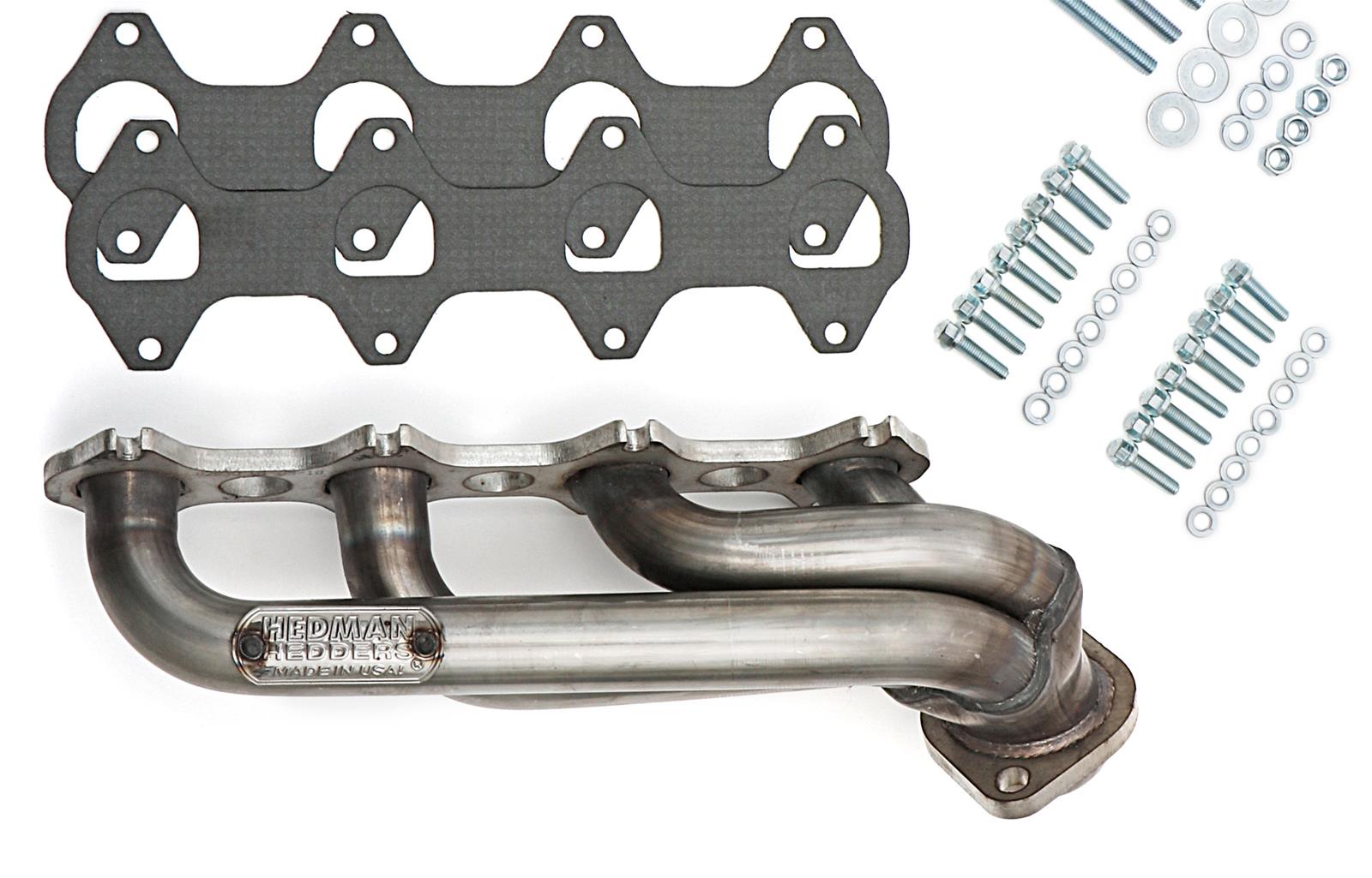 Hedman 304 Stainless Steel Headers for 2004-2009 F-150 - 82630 Headers, Shorty, Steel, Natural, Ford, 5.4L, Pair thumbnail 6
