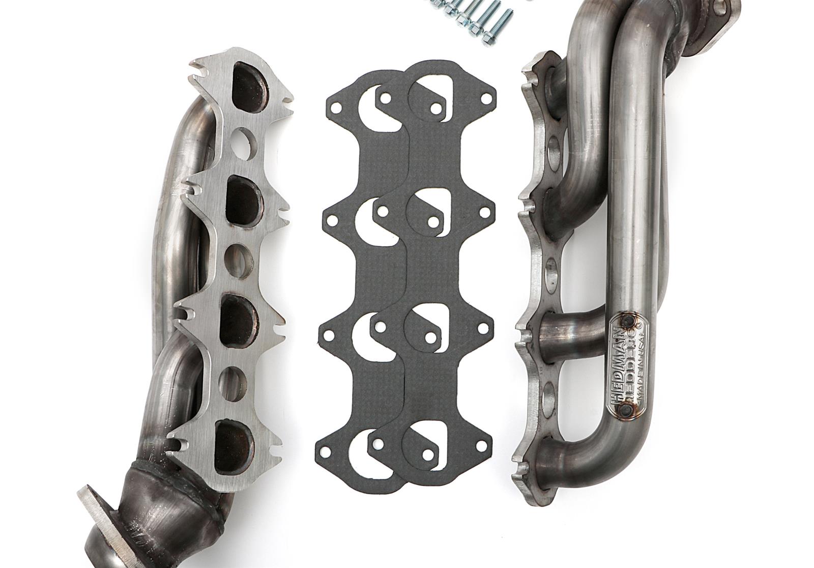 Hedman 304 Stainless Steel Headers for 2004-2009 F-150 - 82630 Headers, Shorty, Steel, Natural, Ford, 5.4L, Pair thumbnail 2