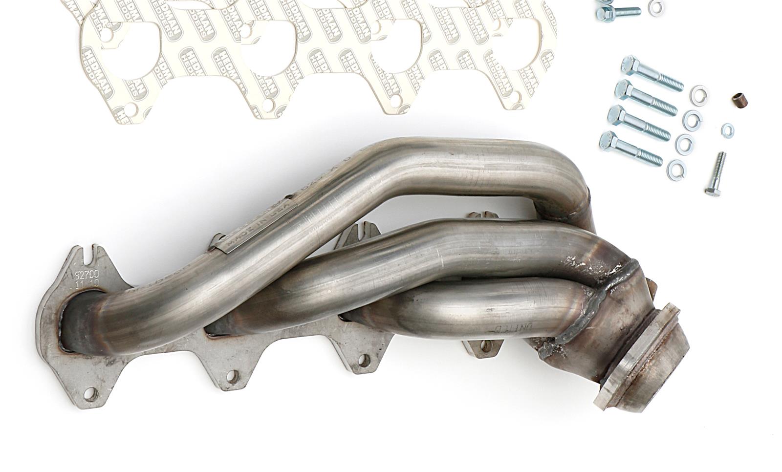Hedman 304 Stainless Steel Headers 82700 Headers, Shorty, Steel, Natural, Ford, 4.6L, Pair thumbnail 4