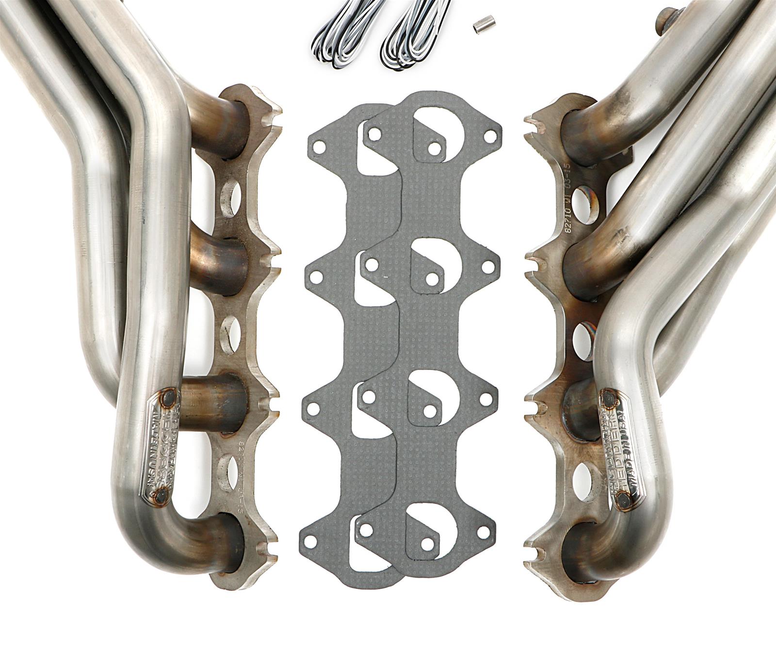 Hedman 304 Stainless Steel Headers 82710 Headers, Long Tube, Steel, Natural, Ford, 4.6L, Pair thumbnail 2