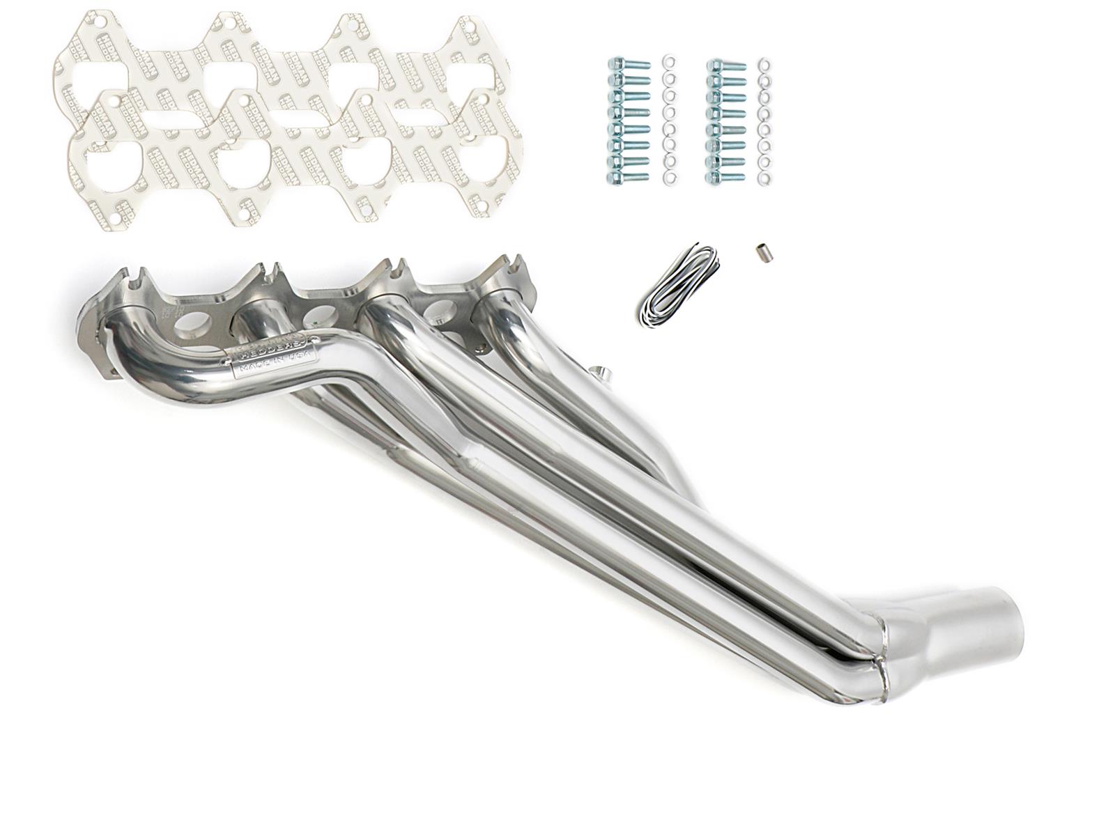 Hedman 304 Stainless Steel Headers 82716 Headers, Long Tube, Steel, Silver Ceramic Coated, Ford, 4.6L, Pair thumbnail 5