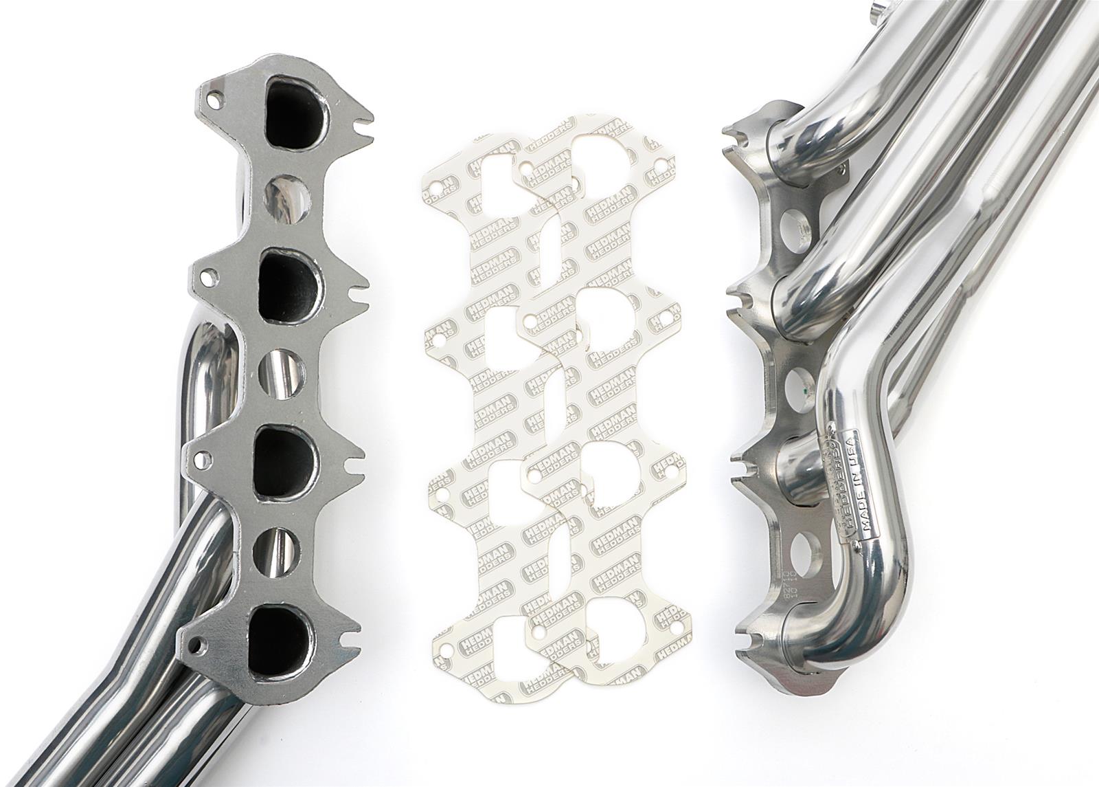 Hedman 304 Stainless Steel Headers 82716 Headers, Long Tube, Steel, Silver Ceramic Coated, Ford, 4.6L, Pair thumbnail 7