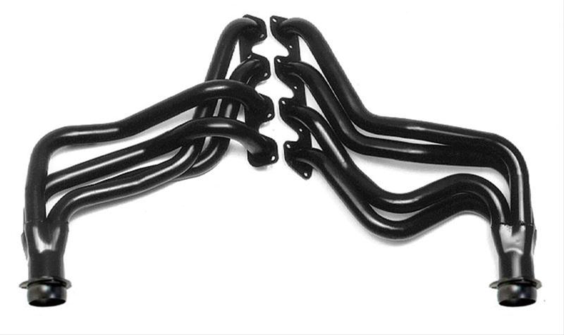 Hedman Elite Extreme-Duty Headers 83218 Headers, Extreme-Duty, Long Tube, Steel, Black Ceramic Coated, Ford, 351M, 400, Pair thumbnail 3