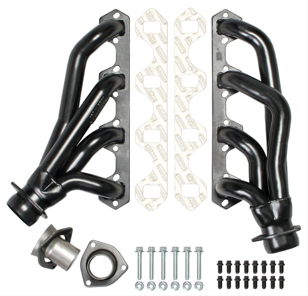 Hedman Elite Extreme-Duty Headers 83408 Headers, Extreme-Duty, Mid-Length, Steel, Black Ceramic Coated, Ford, Mercury, 260, 289, 302, Pair thumbnail 3