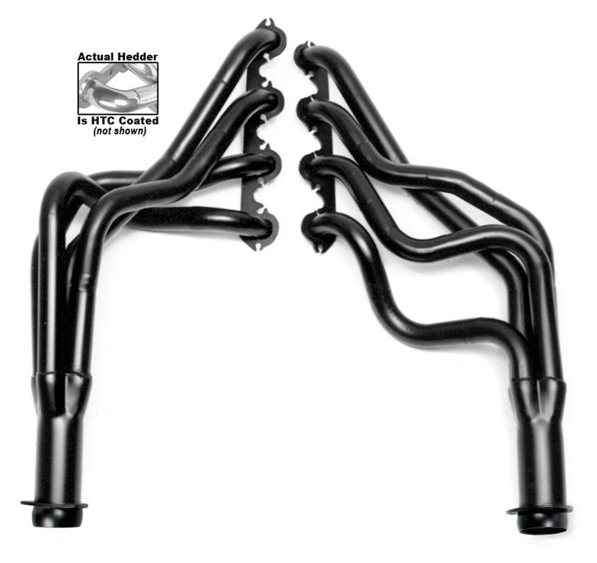 Hedman Street Headers 86207 Headers, Street, Long Tube, Steel, Silver Ceramic Coated, Ford, 460, Pair thumbnail 4