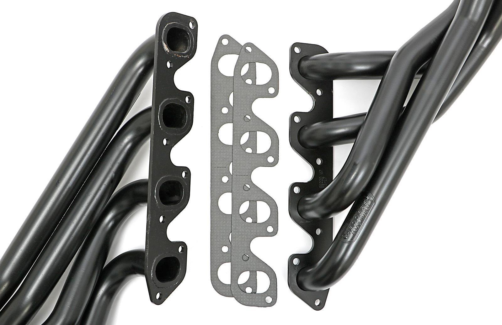 Hedman Street Headers for 1971-1973 COUGAR, MUSTANG - 88220 Headers, Street, Long Tube, Steel, Temporary Paint, Ford, Mercury, 351C, Pair thumbnail 3