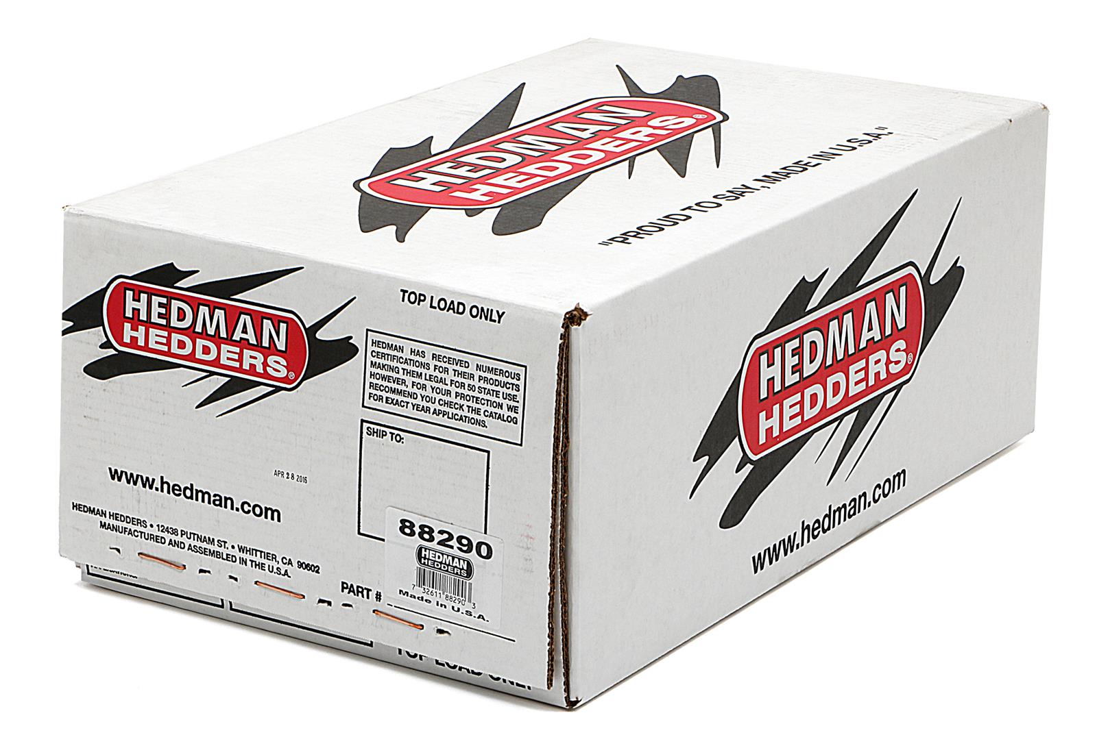 Hedman Street Headers 88290 Headers, Street, Shorty, Steel, Temporary Paint, Ford, 3.8L, Pair thumbnail 2