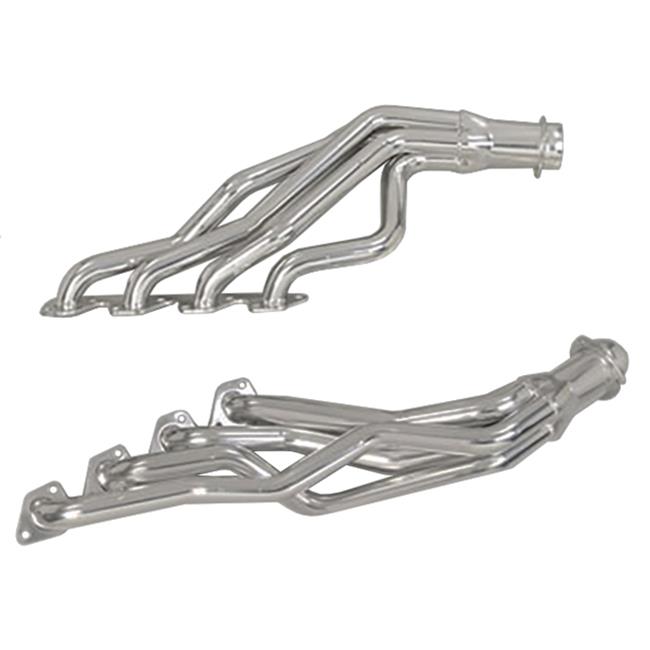 Hedman Street Headers 88326 Headers, Street, Long Tube, Steel, Silver Ceramic Coated, Ford, Mercury, 351C, Pair thumbnail 4