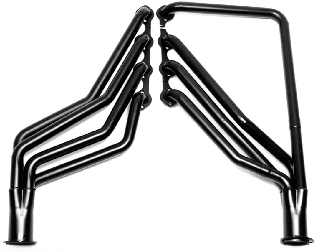 Hedman Street Headers 88356 Headers, Street, Long Tube, Steel, Silver Ceramic Coated, Ford, 302, Pair thumbnail 2