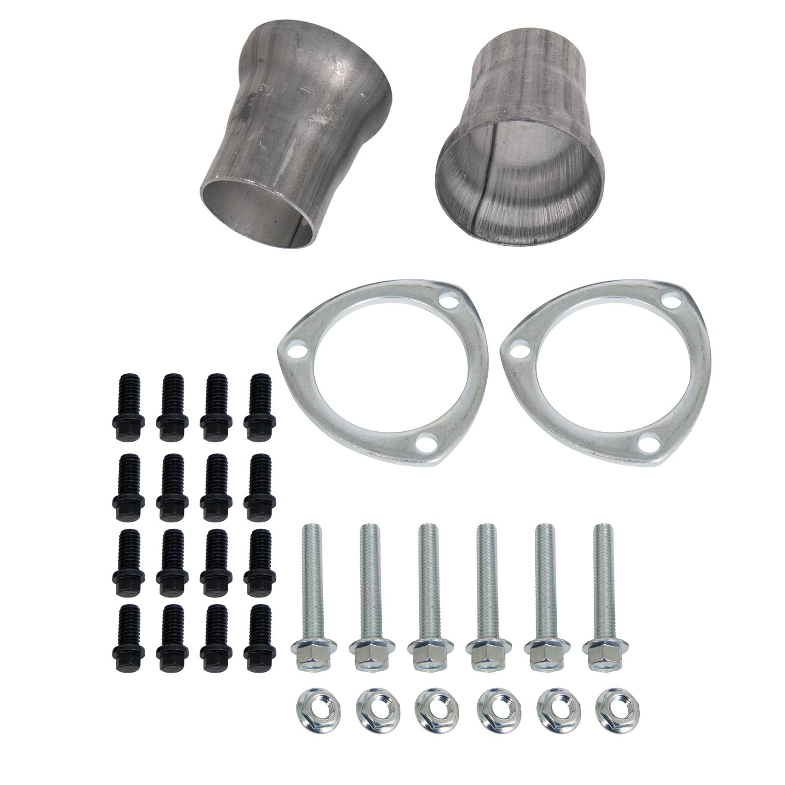 Hedman Street Headers 88353 Headers, Street, Long Tube, Steel, Black Ceramic Coated, Ford, Pair