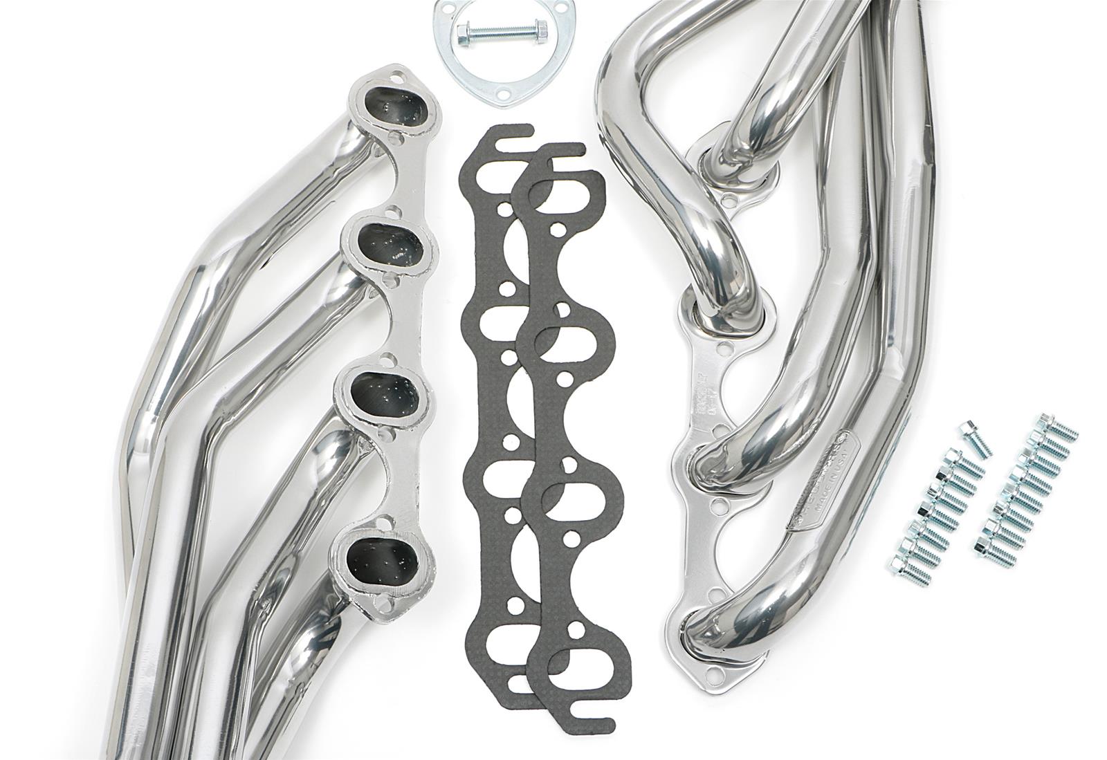Hedman Street Headers 88656 Headers, Street, Mid-Length, Steel, Silver Ceramic Coated, Ford, 351W, Pair thumbnail 3