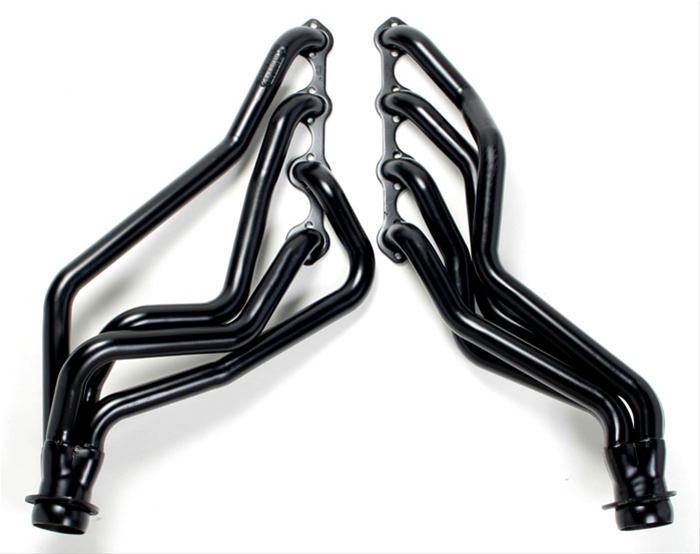Hedman Specialty and Engine Swap Headers 88663 Headers, Swap, Long Tube, Steel, Black Ceramic Coated, Ford, Pair thumbnail 3