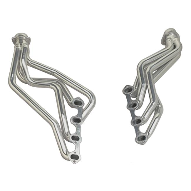 Hedman Specialty and Engine Swap Headers 88666 Headers, Swap, Long Tube, Steel, Silver Ceramic Coated, Ford, 351W, Pair thumbnail 4