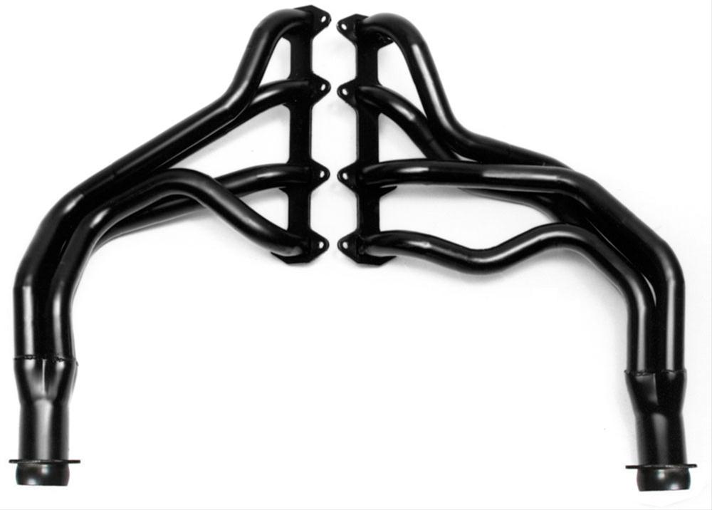 Hedman Street Headers 89123 Headers, Street, Long Tube, Steel, Black Ceramic Coated, Ford, Pair thumbnail 3