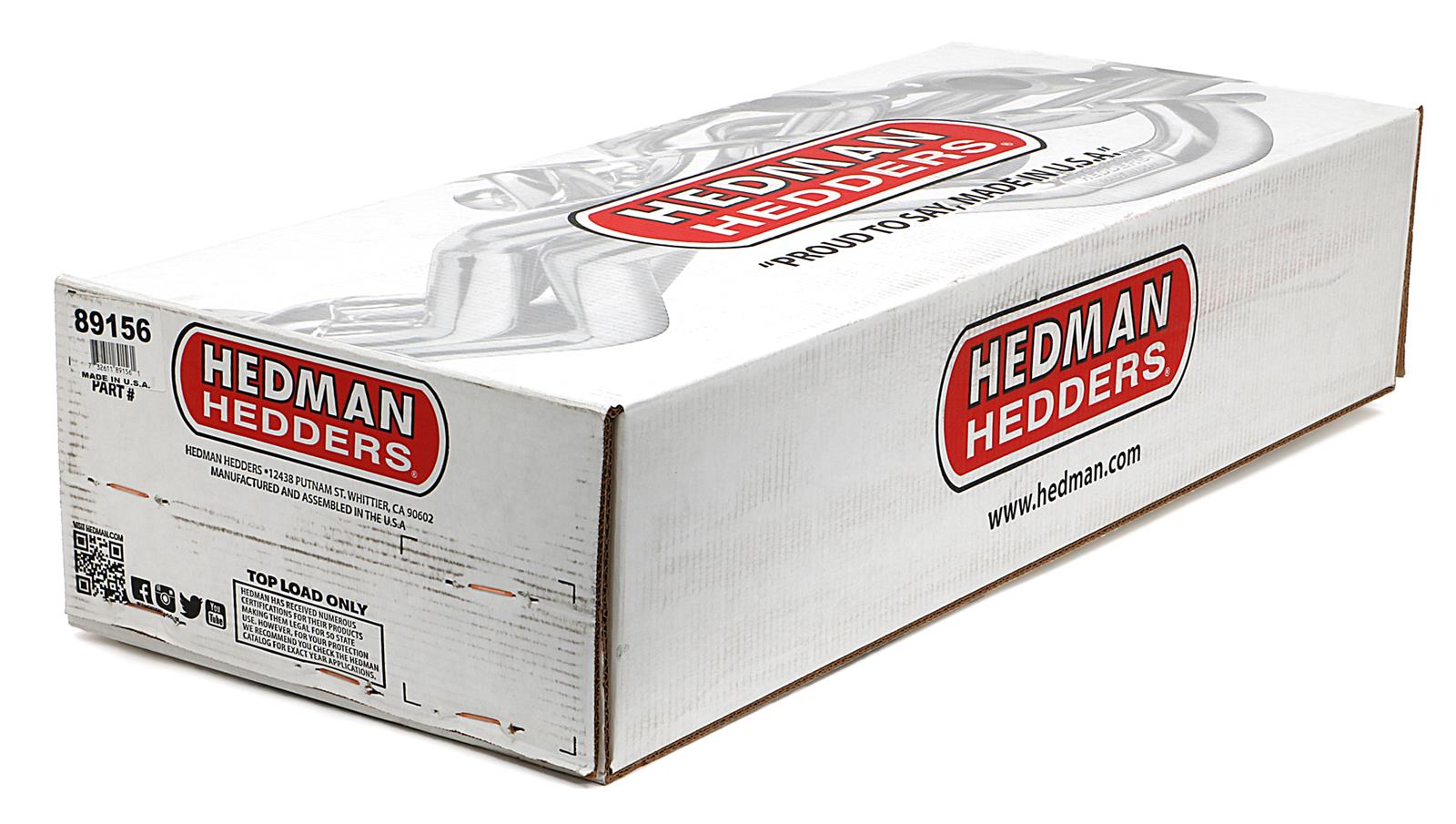 Hedman Street Headers 89156 Headers, Street, Long Tube, Steel, Silver Ceramic Coated, Ford, Pair thumbnail 5