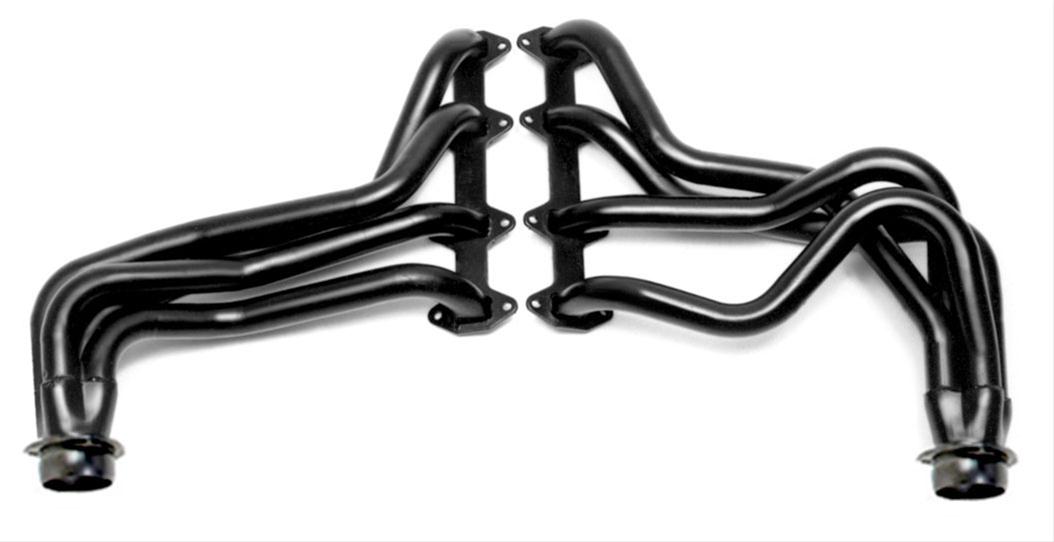 Hedman Street Headers 89183 Headers, Street, Long Tube, Steel, Black Ceramic Coated, Ford, Pair thumbnail 2