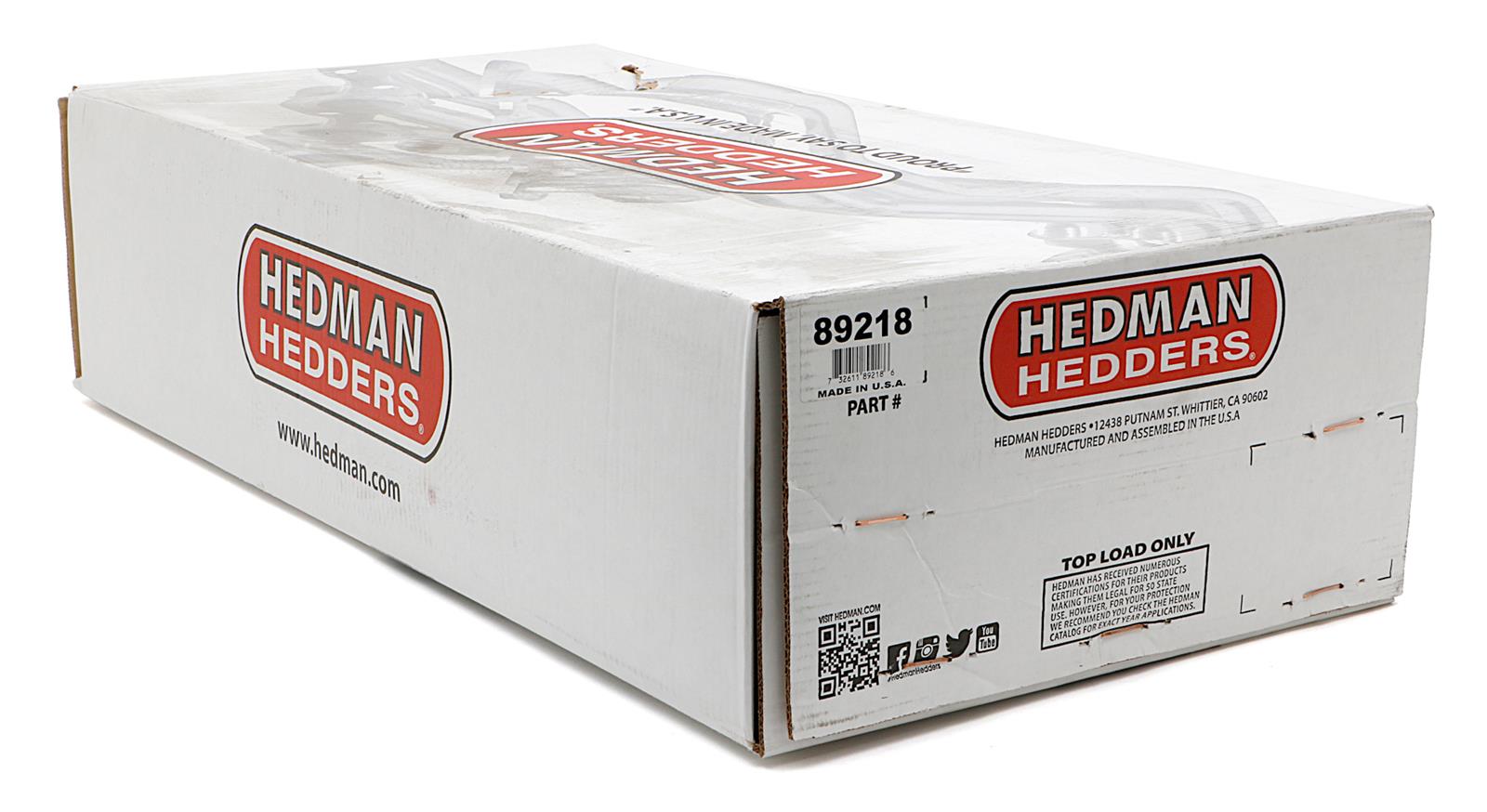 Hedman Elite Extreme-Duty Headers 89218 Headers, Extreme-Duty, Long Tube, Steel, Silver Ceramic Coated, Ford, 351M, 400, Pair thumbnail 5