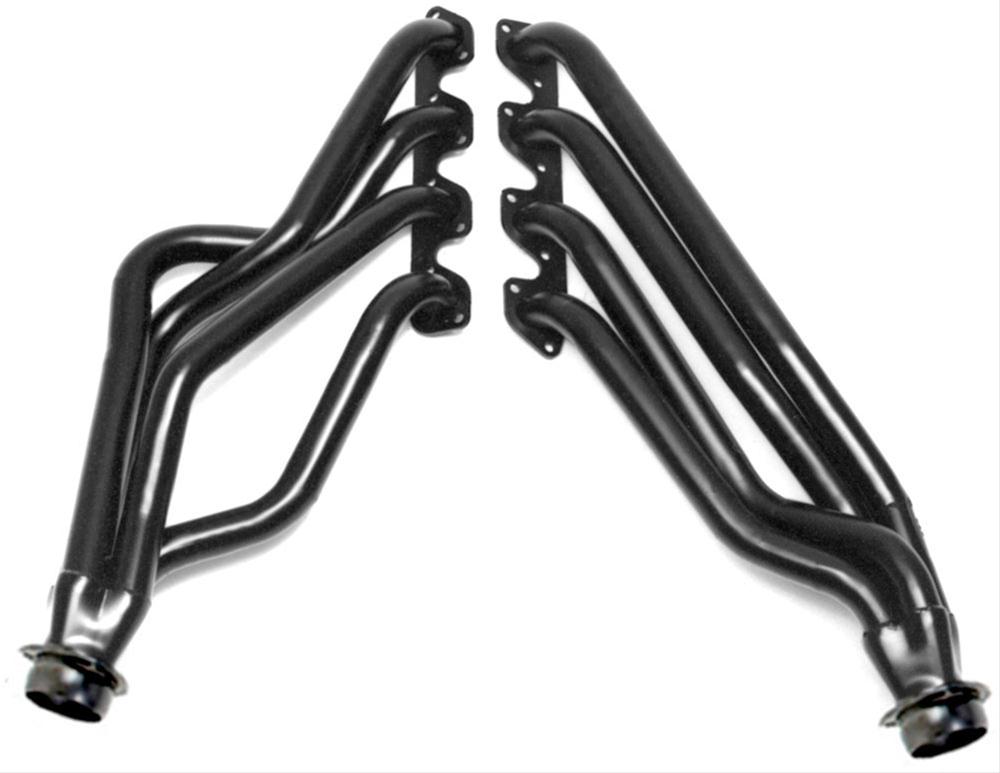 Hedman Street Headers 89263 Headers, Street, Long Tube, Steel, Black Ceramic Coated, Ford, Pair thumbnail 3