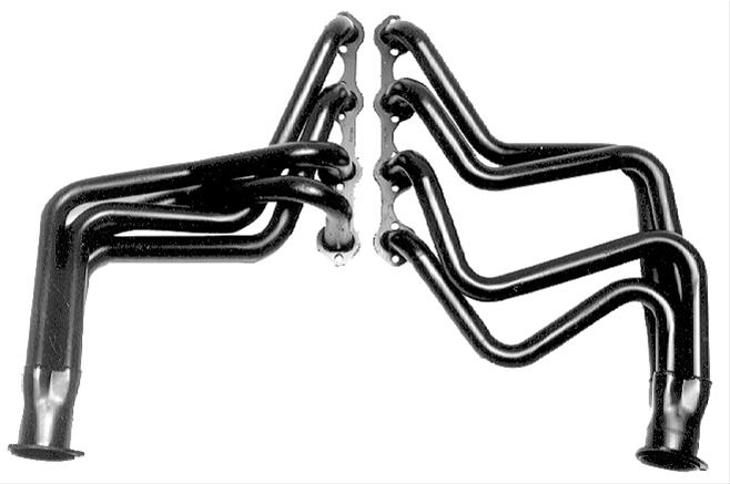 Hedman Street Headers 89336 Headers, Street, Long Tube, Steel, Silver Ceramic Coated, Ford, 351M, Pair thumbnail 4