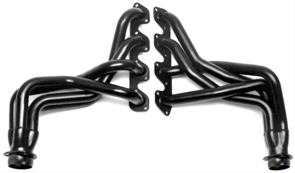 Hedman Street Headers 89333 Headers, Street, Long Tube, Steel, Black Ceramic Coated, Ford, Pair thumbnail 3