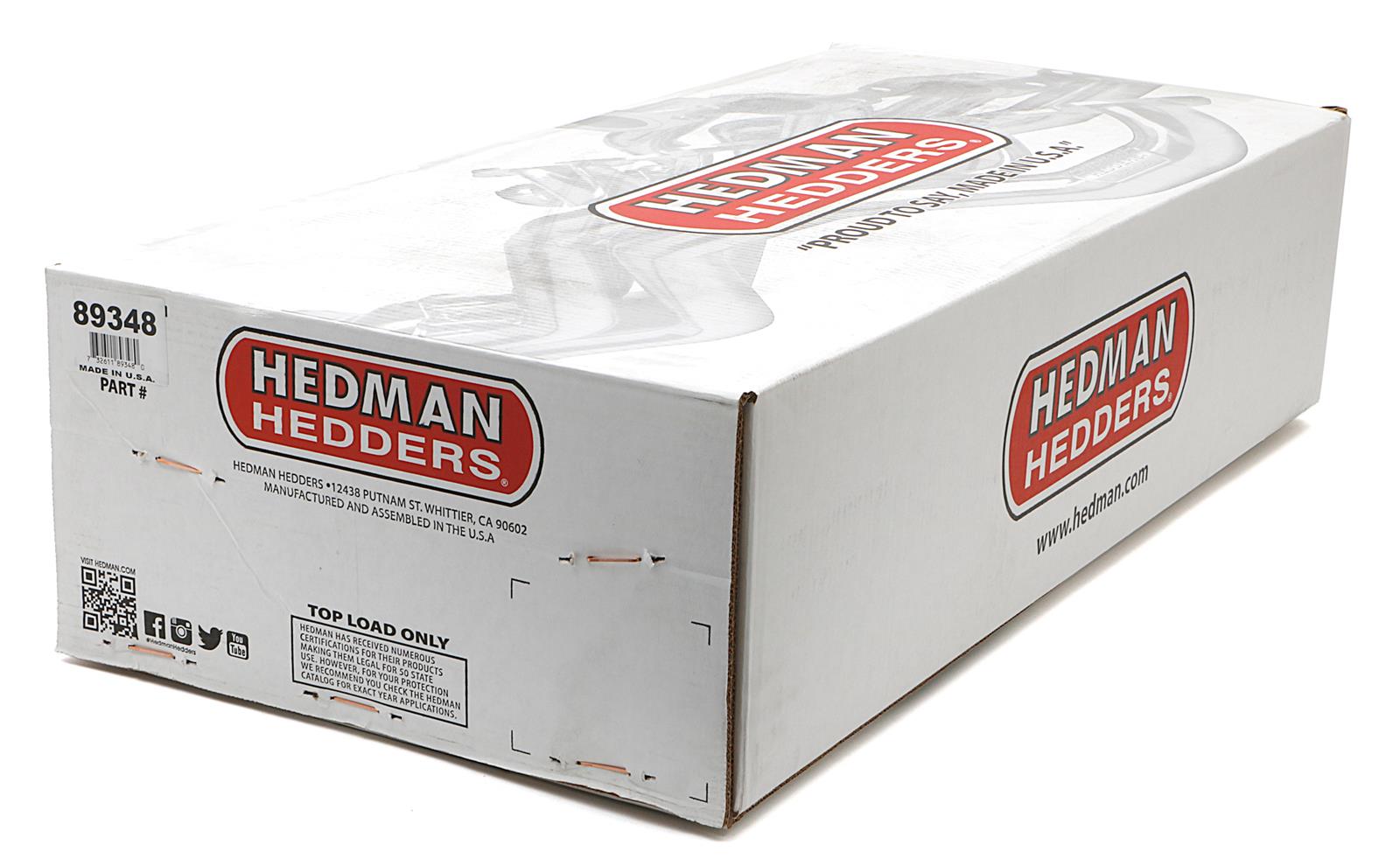 Hedman Elite Extreme-Duty Headers 89348 Headers, Extreme-Duty, Long Tube, Steel, Silver Ceramic Coated, Ford, 460, Pair thumbnail 5