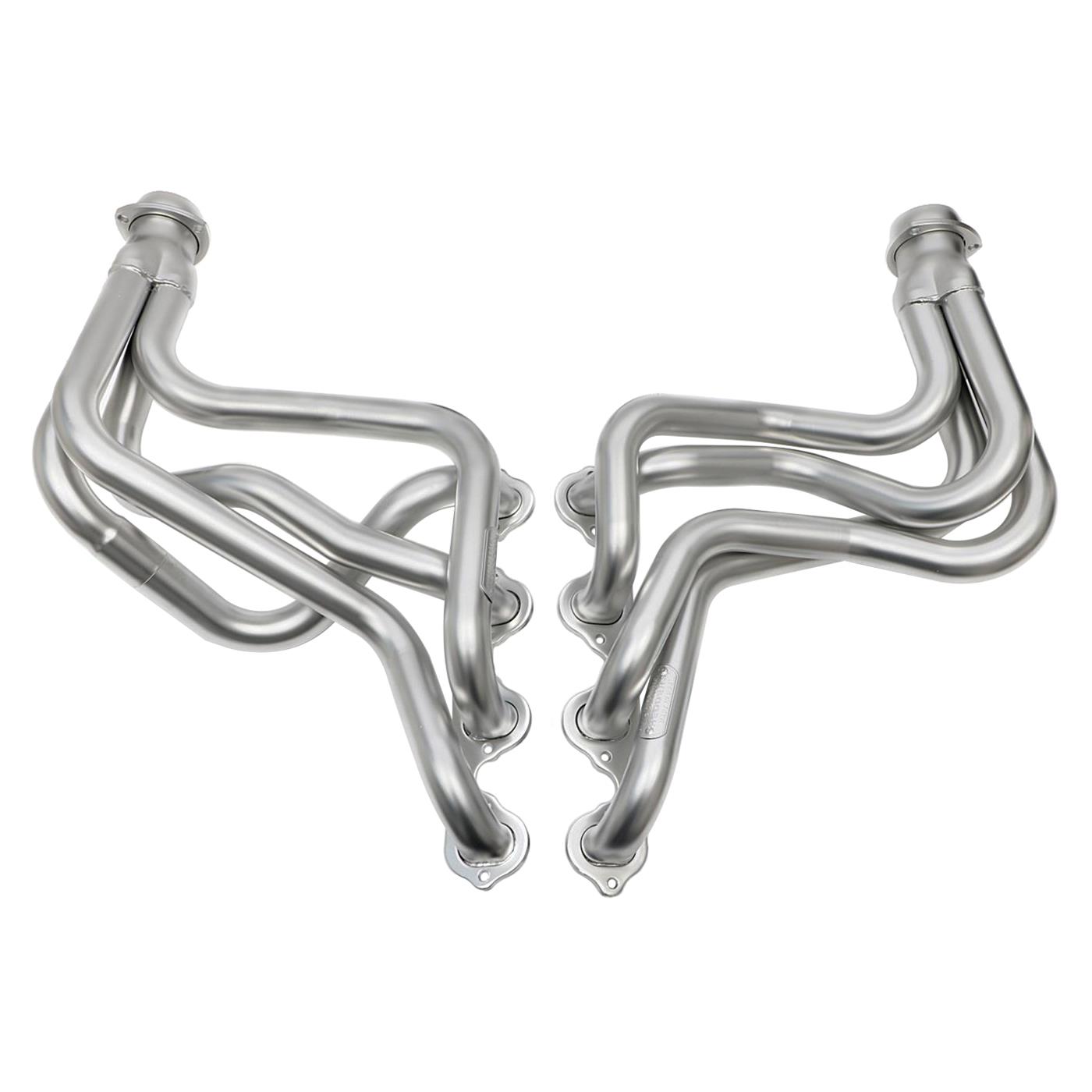 Hedman Elite Extreme-Duty Headers 89348 Headers, Extreme-Duty, Long Tube, Steel, Silver Ceramic Coated, Ford, 460, Pair thumbnail 6