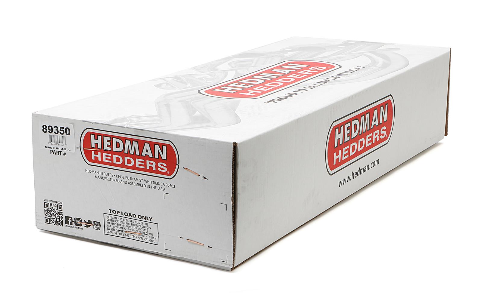 Hedman Street Headers 89350 Headers, Street, Long Tube, Steel, Temporary Paint, Ford, 5.0L, Pair thumbnail 9