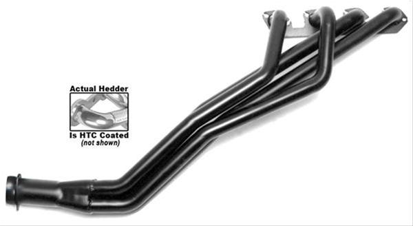 Hedman Street Headers 89376 Headers, Street, Long Tube, Steel, Silver Ceramic Coated, Ford, 2.3L, Pair thumbnail 4
