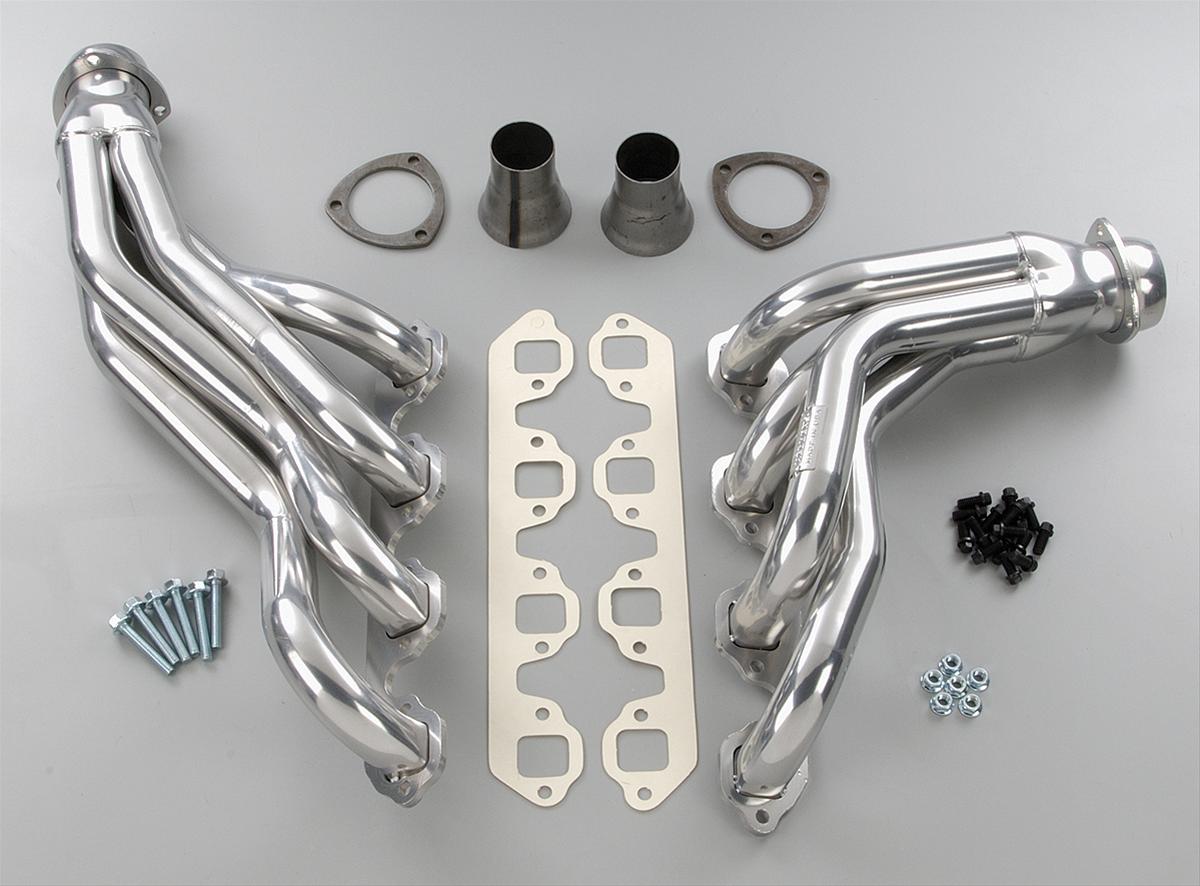 Hedman Street Headers 89466 Headers, Street, Mid-Length, Steel, Silver Ceramic Coated, Ford, 7.5L, Pair thumbnail 3