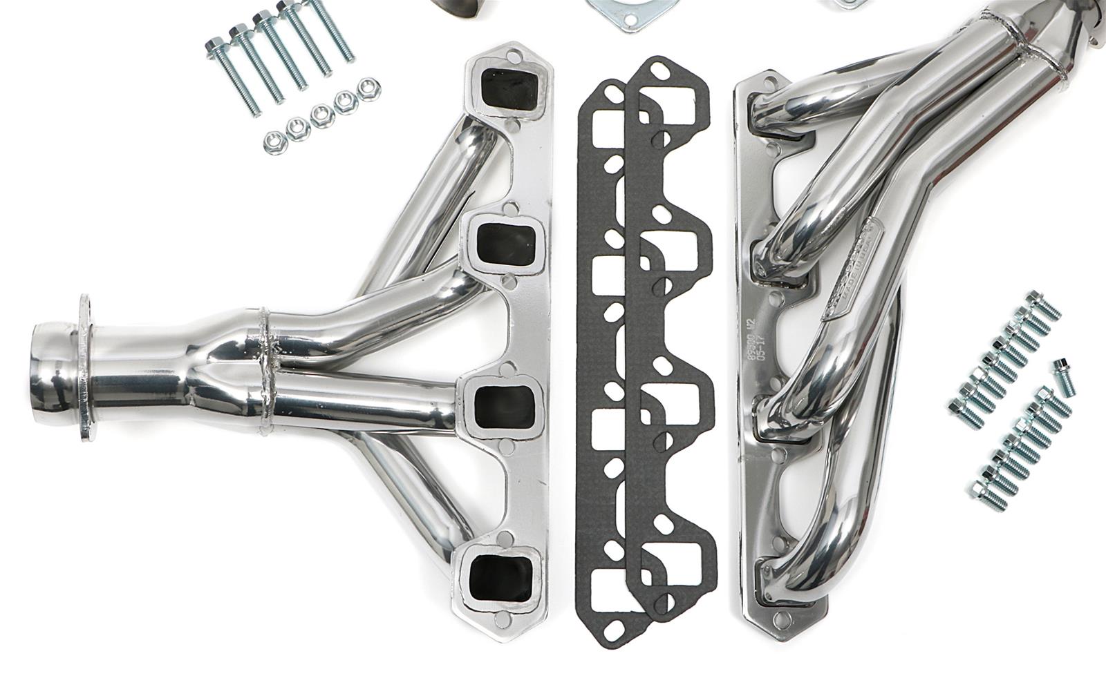 Hedman Specialty and Engine Swap Headers 89506 Headers, Swap, Mid-Length, Steel, Silver Ceramic Coated, Ford, Small Block Windsor, 5.0L, Each thumbnail 5