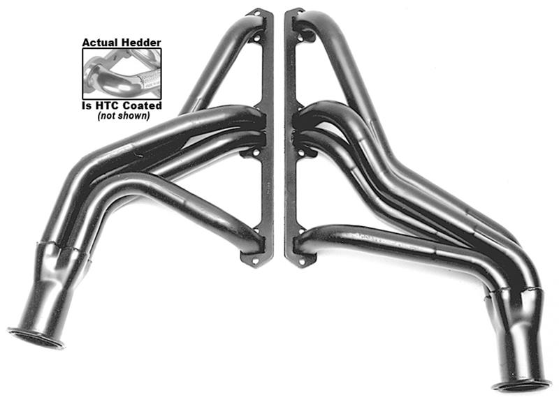 Hedman Street Headers 99246 Headers, Street, Long Tube, Steel, Silver Ceramic Coated, Jeep, 304, 360, 401, Pair thumbnail 3