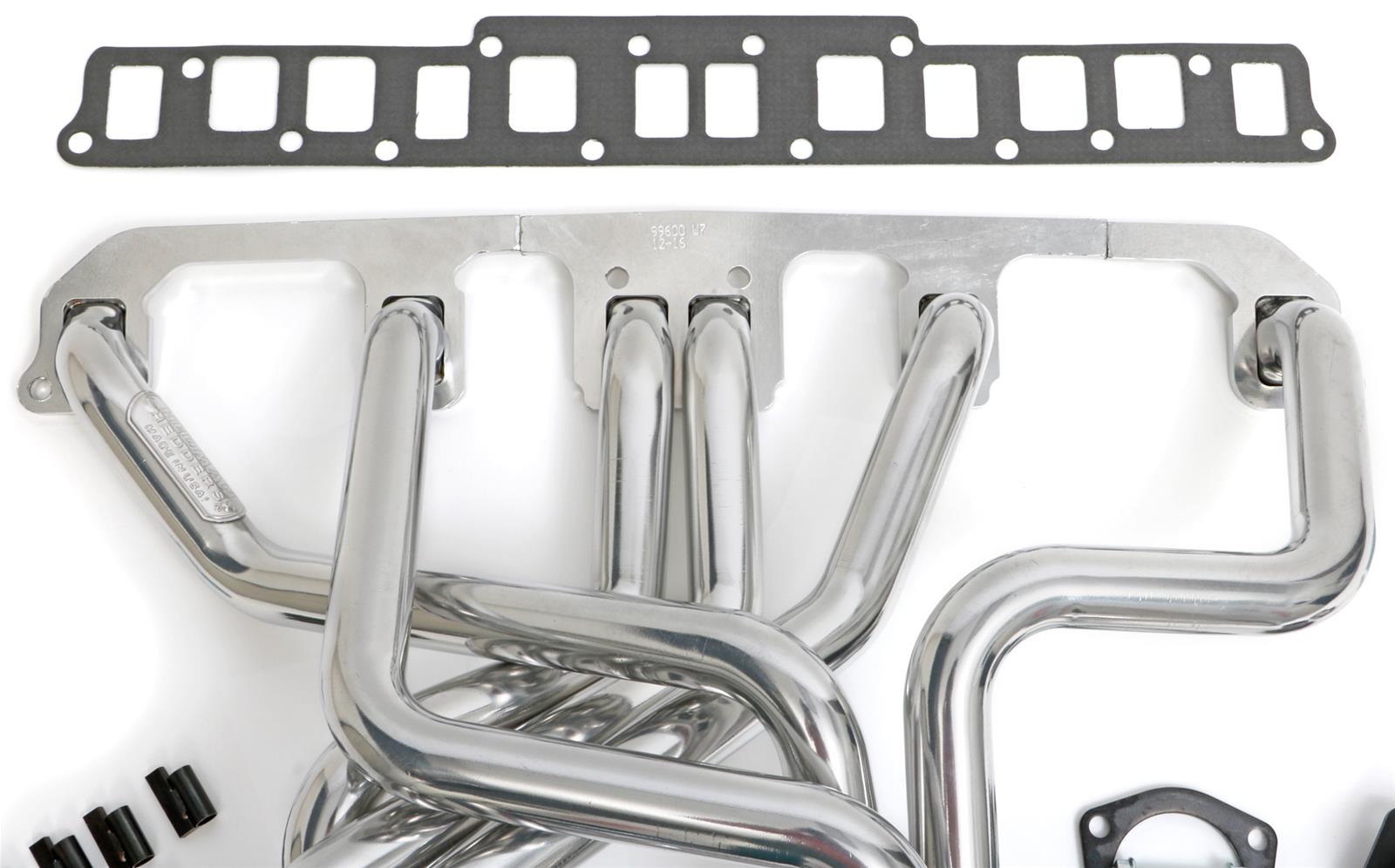 Hedman Street Headers 99606 Header, Street, Long Tube, Steel, Silver Ceramic Coated, Jeep, 232, 258, Each thumbnail 3