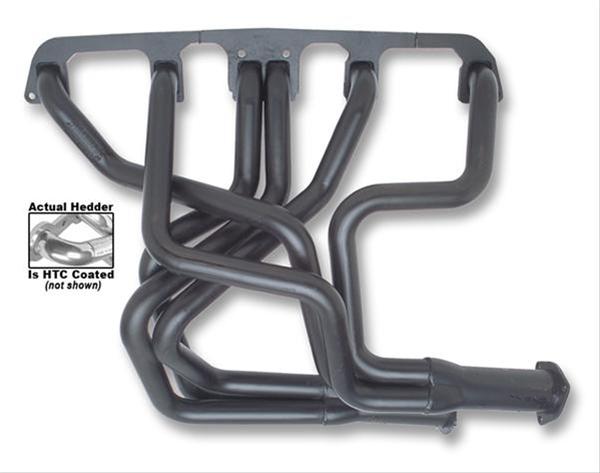 Hedman Street Headers 99606 Header, Street, Long Tube, Steel, Silver Ceramic Coated, Jeep, 232, 258, Each thumbnail 7