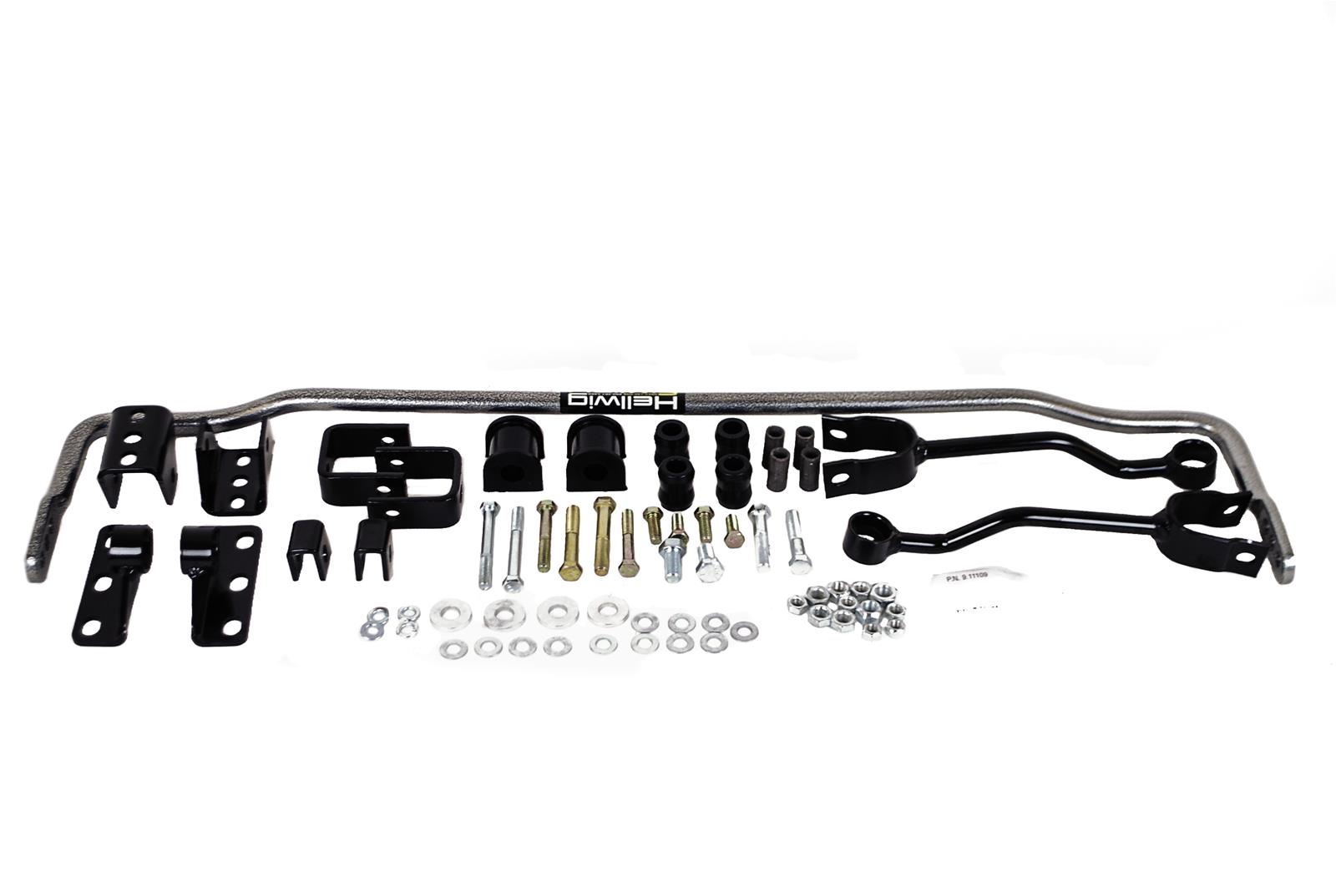 Hellwig Anti-Sway Bars 5816 Sway Bar, Gray Hammertone, Steel, Solid, Rear, 3/4 in. Diameter, Chevy, Pontiac, Kit