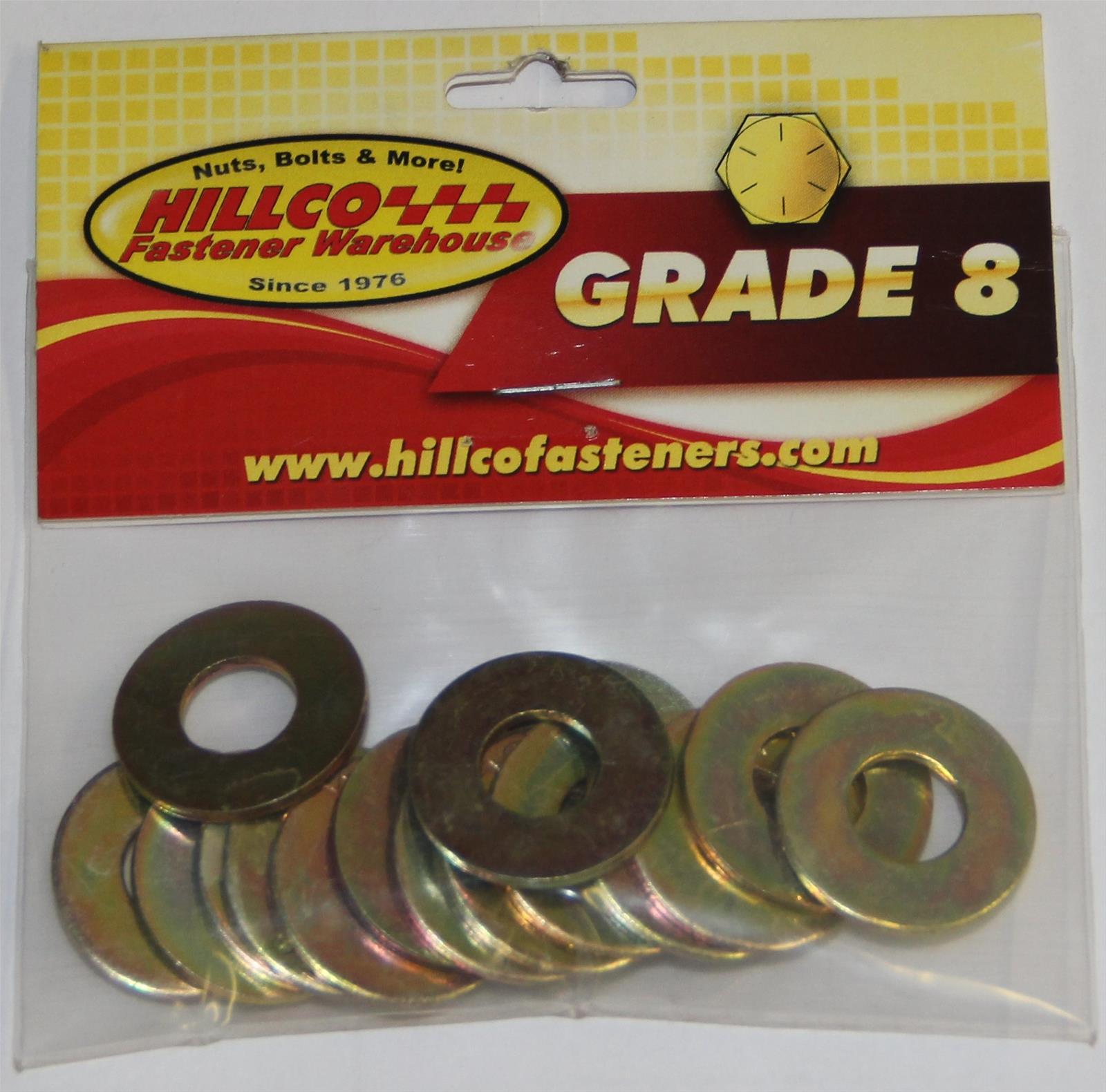 Hillco Fasteners HP8USS380HD Hillco Fastener Grade 8 HD Flat Washers