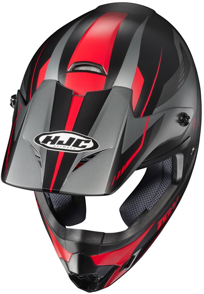 hjc cs mx helmet CS-MX 2 Creed Semi Flat Grey/Red M HJCs advanced polycarbonate composite shell is lightweight and offers a superior fit and comfort using advanced CAD technology HJC Helmets 0871313106 HJC CS-MX